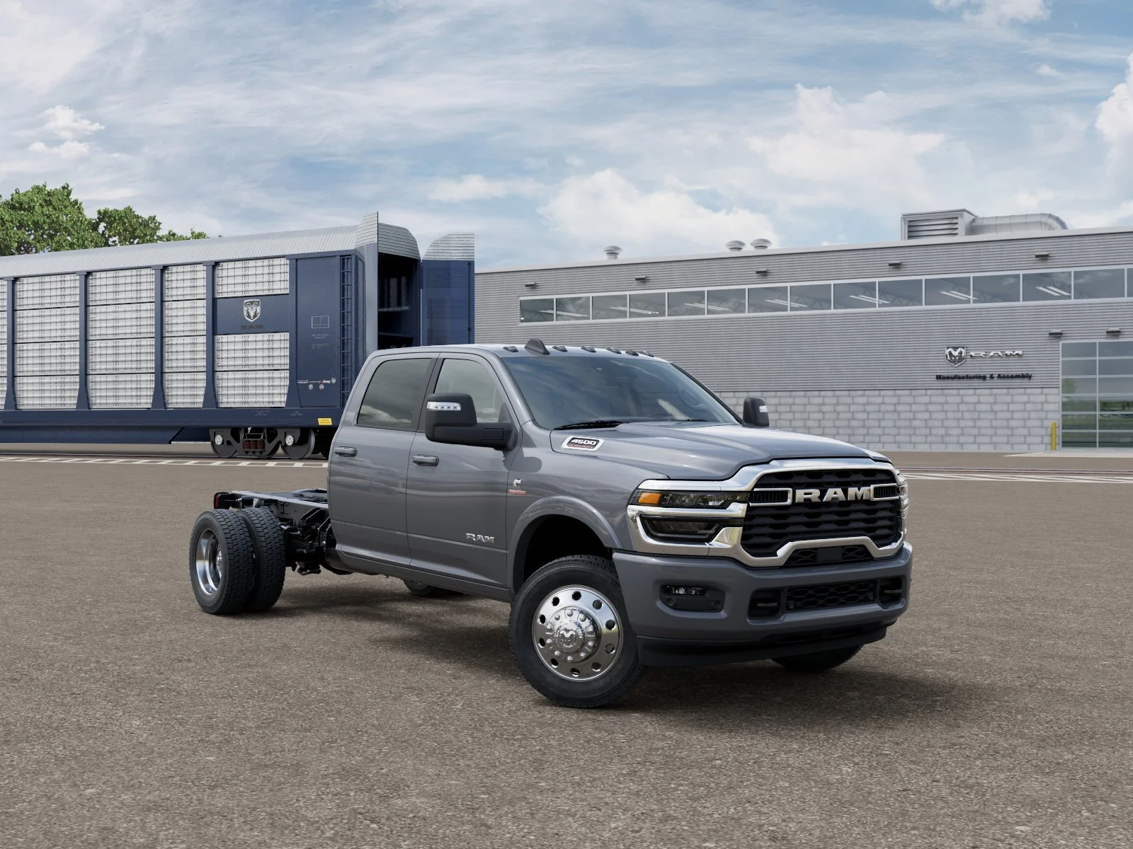 New 2026 Ceramic Gray Clear-Coat Exterior Paint RAM TRADESMAN image 5
