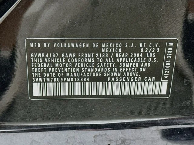 Certified Used 2023 Black Volkswagen 1.5T SE image 25