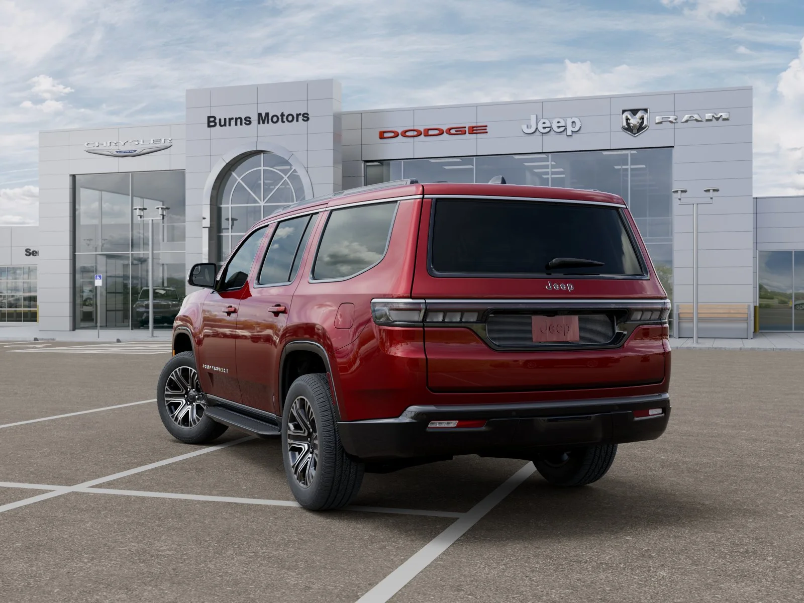 New 2026 Velvet Red Pearl-Coat Exterior Paint Jeep 4x2 image 29