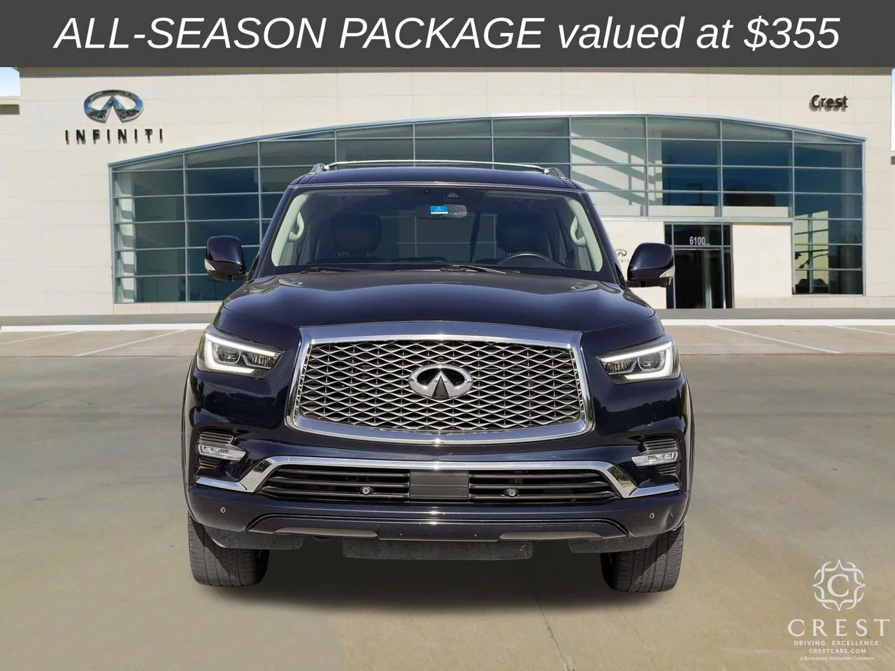 Used 2019 Hermosa Blue INFINITI LUXE image 8