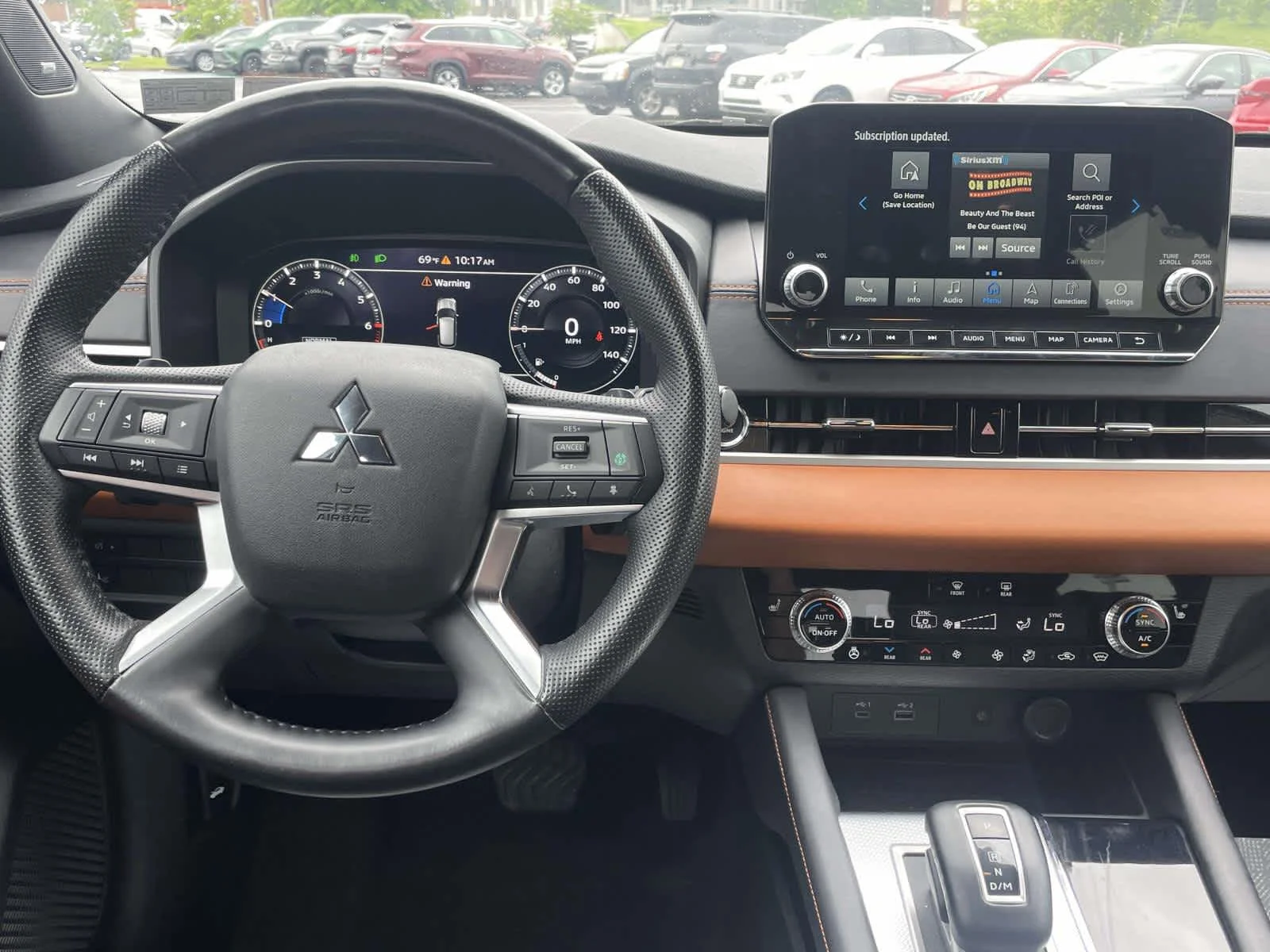 Used 2024 Red Diamond w/ Black Roof Mitsubishi SEL image 2
