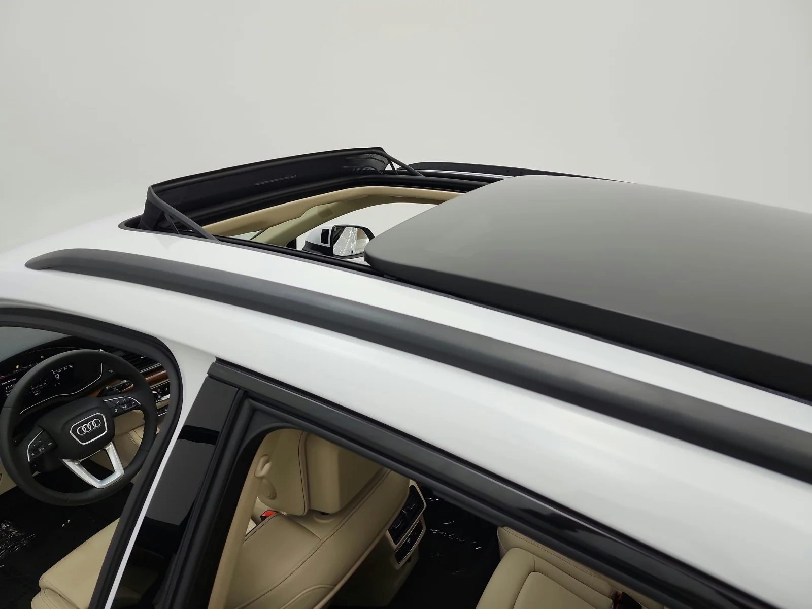 Used 2023 Glacier White Metallic Audi S line Premium Plus image 11