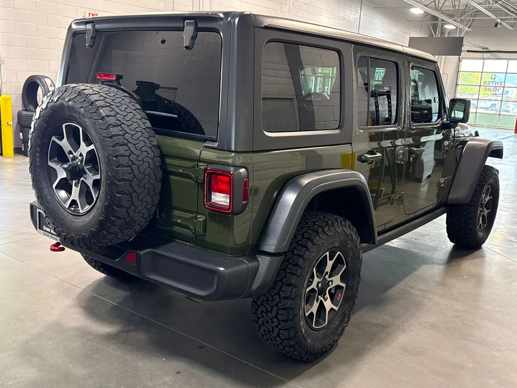 Used 2021 Green Jeep Unlimited Rubicon image 4