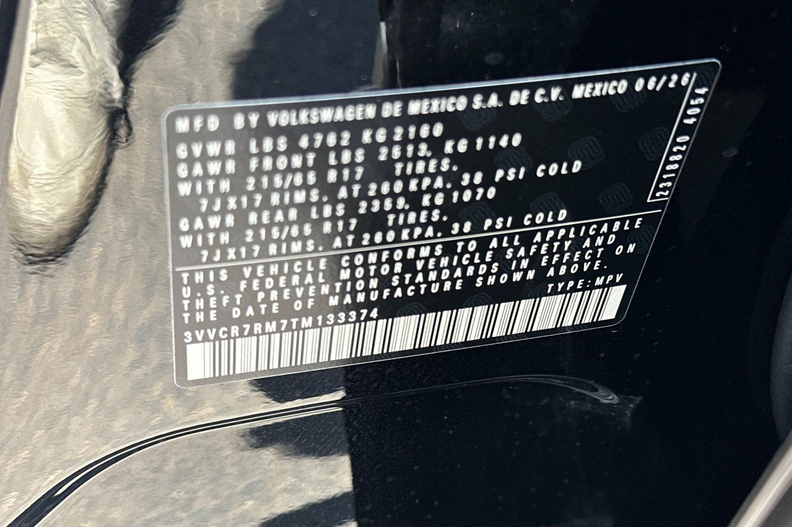 New 2026 Deep Black Pearl Volkswagen 2.0T S image 28