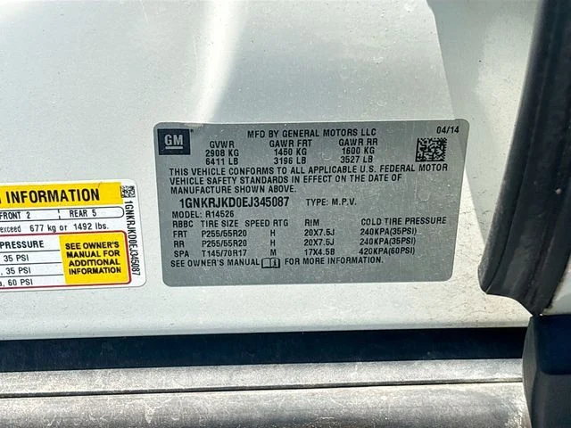 Used 2014 White Chevrolet LTZ image 6