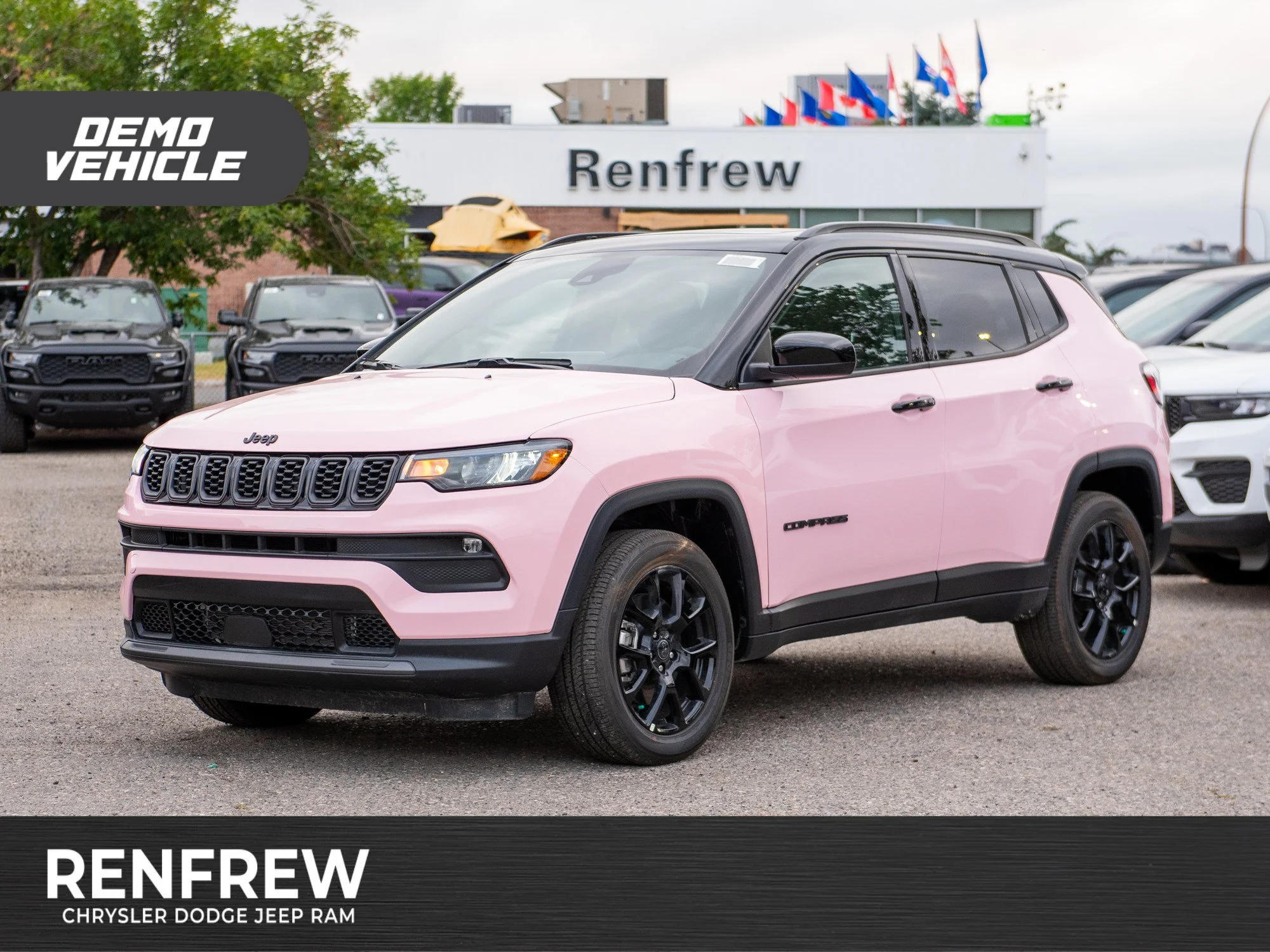 Used 2026 Black Jeep North Altitude* 4x4, Custom Wrap, Sunroof, Heated Seats, Remote Start image 1