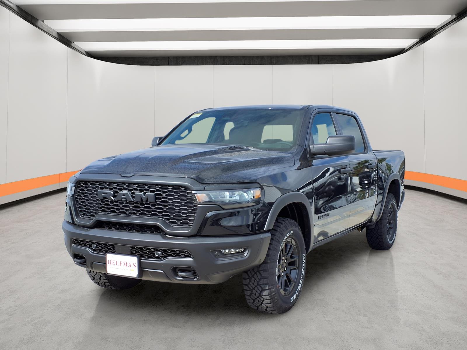 New 2026 Diamond Black Crystal Pearl-Coat Exterior Paint RAM Rebel image 3