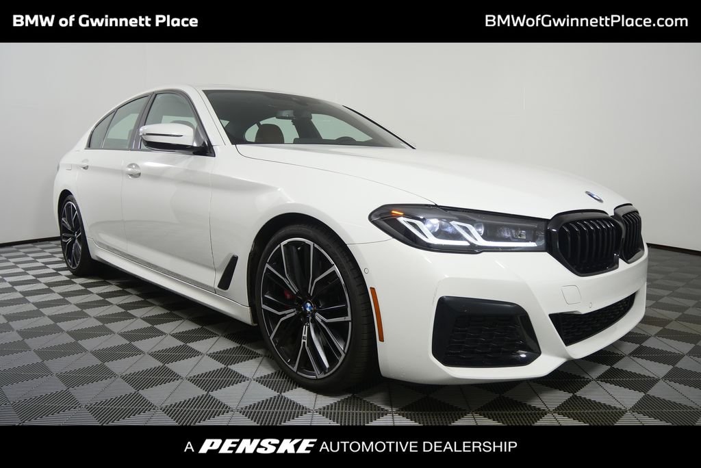 Certified Used 2023 Alpine White BMW 530i image 1