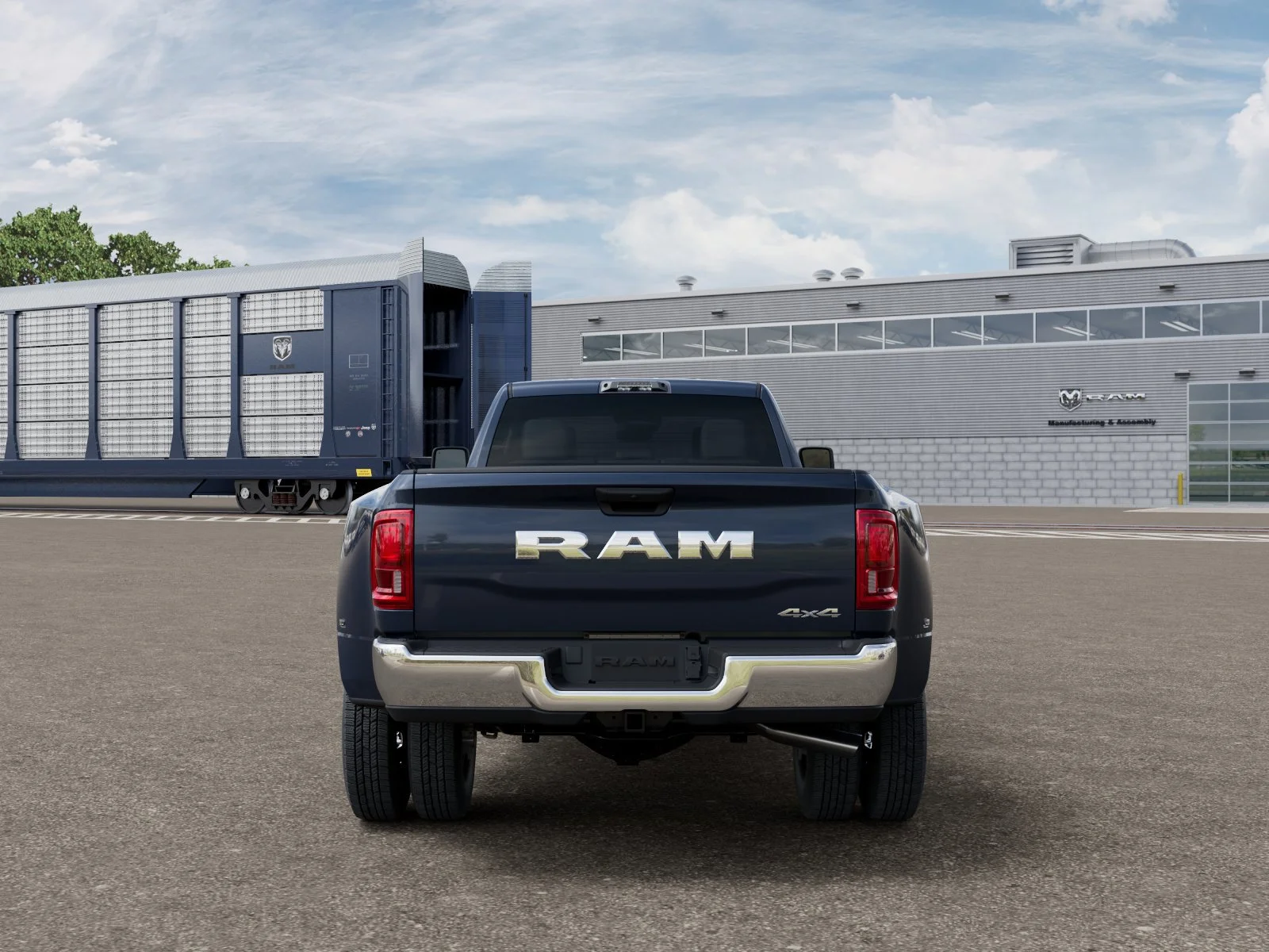 New 2026 Forged Blue Metallic Exterior Paint RAM Tradesman image 7