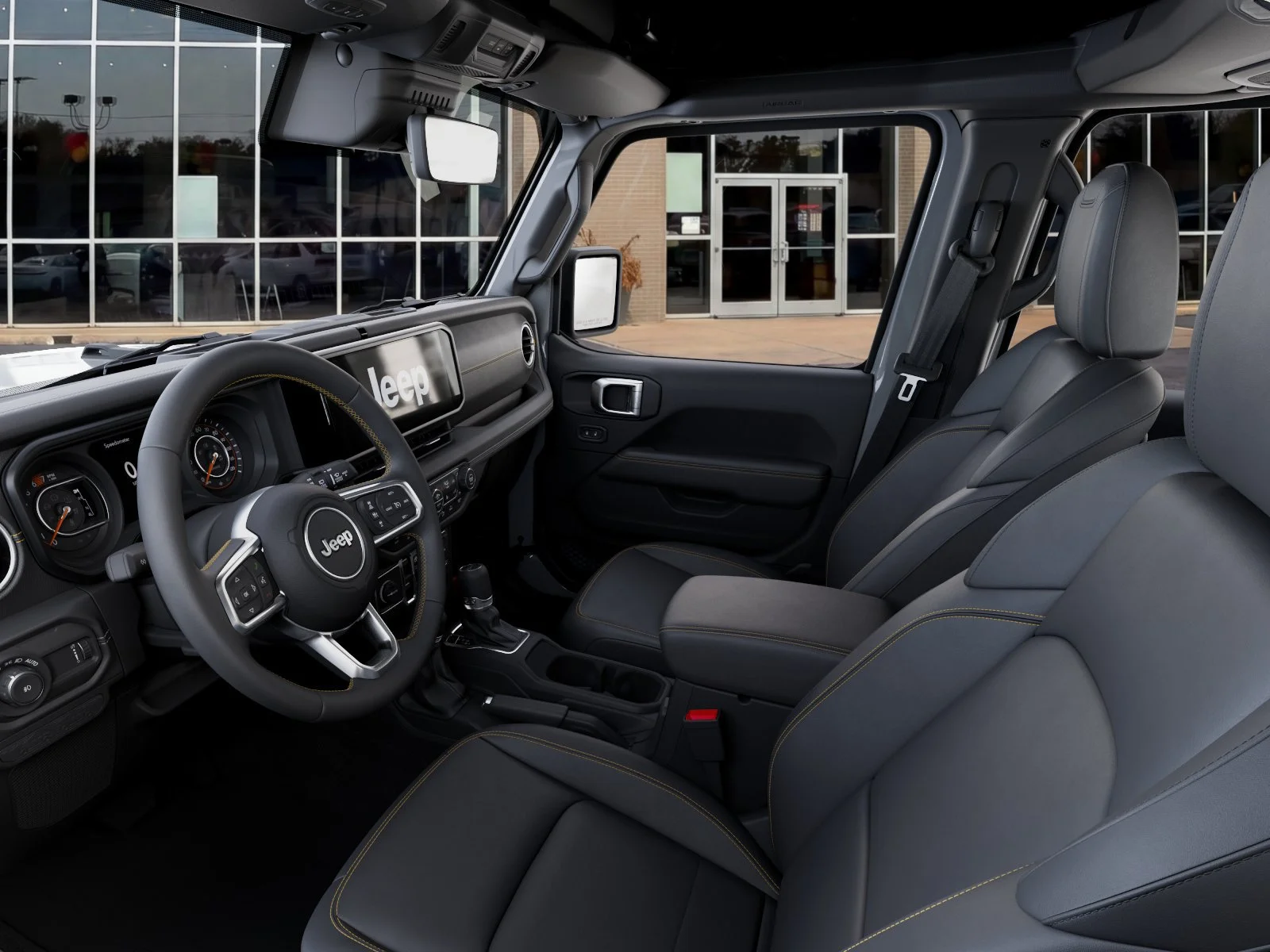 New 2026 Bright White Clear-Coat Exterior Paint Jeep Sahara image 24