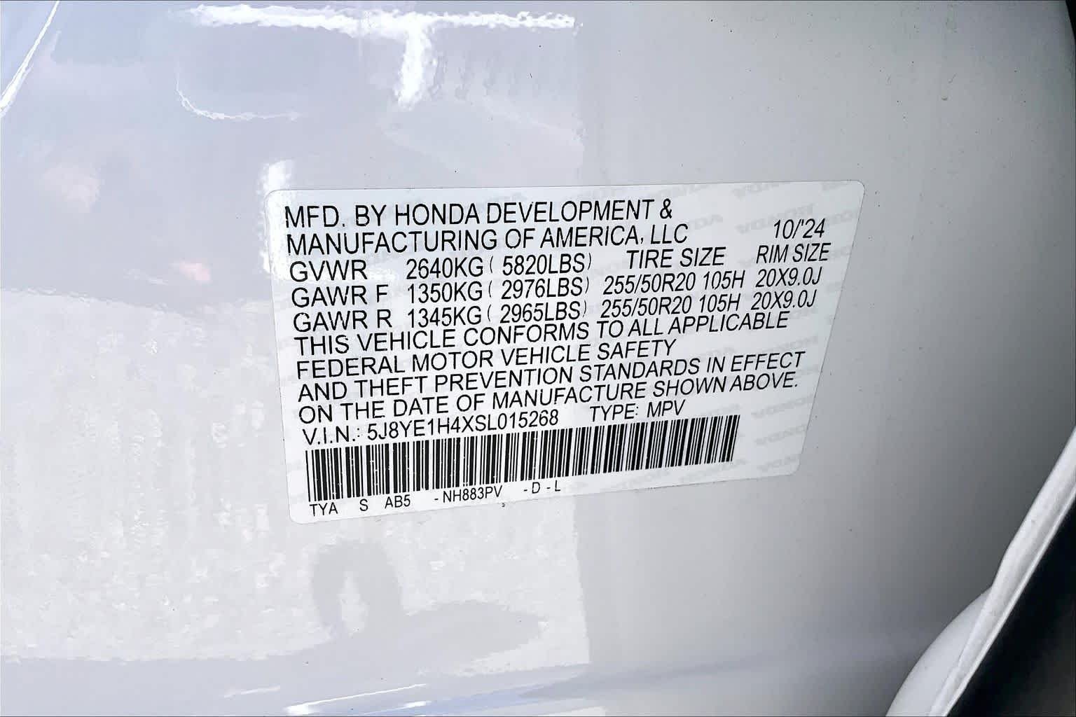 Used 2025 Platinum White Pearl Acura w/Technology Package image 37