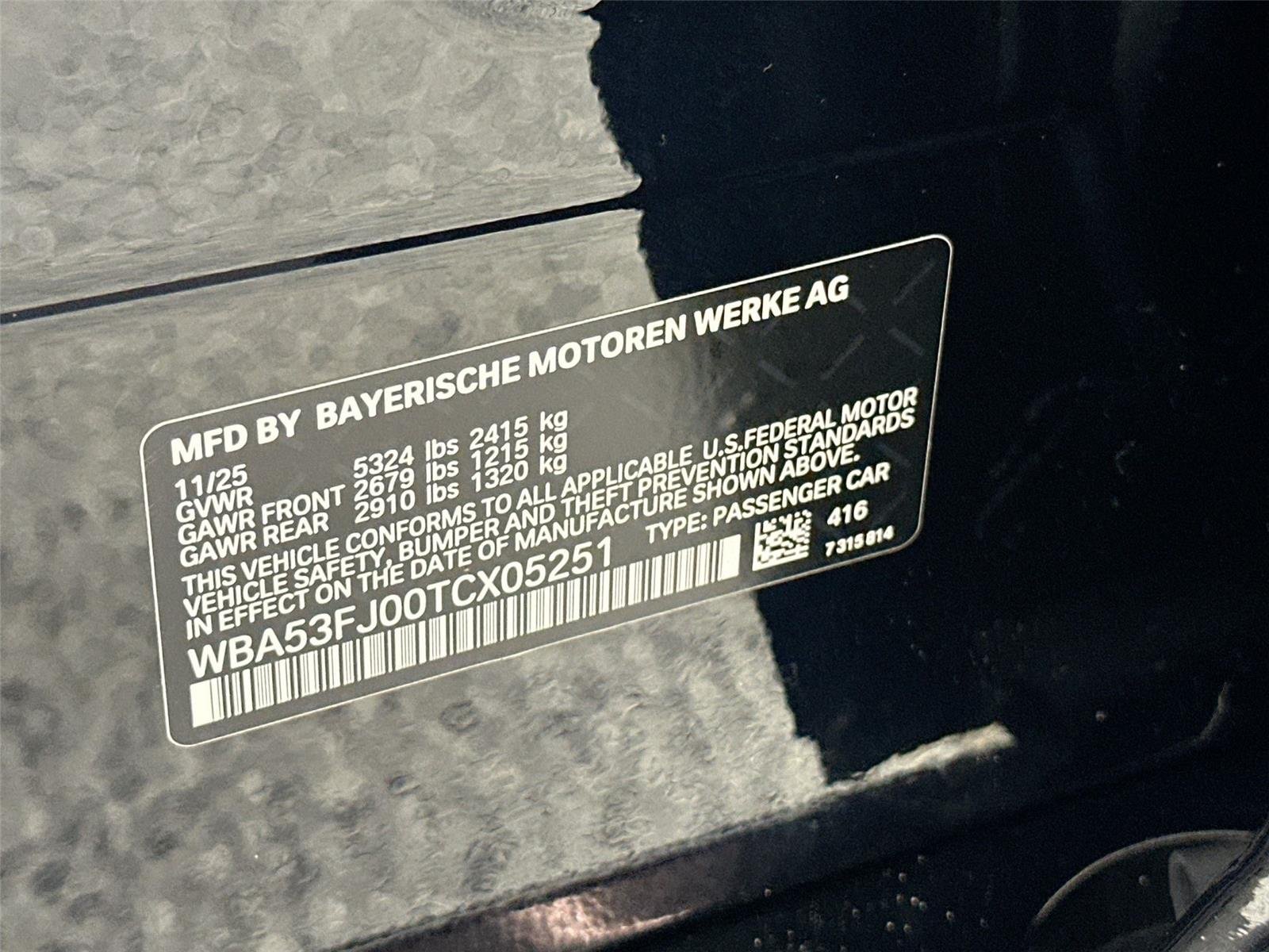 New 2026 Carbon Black Metallic BMW 530i xDrive image 34