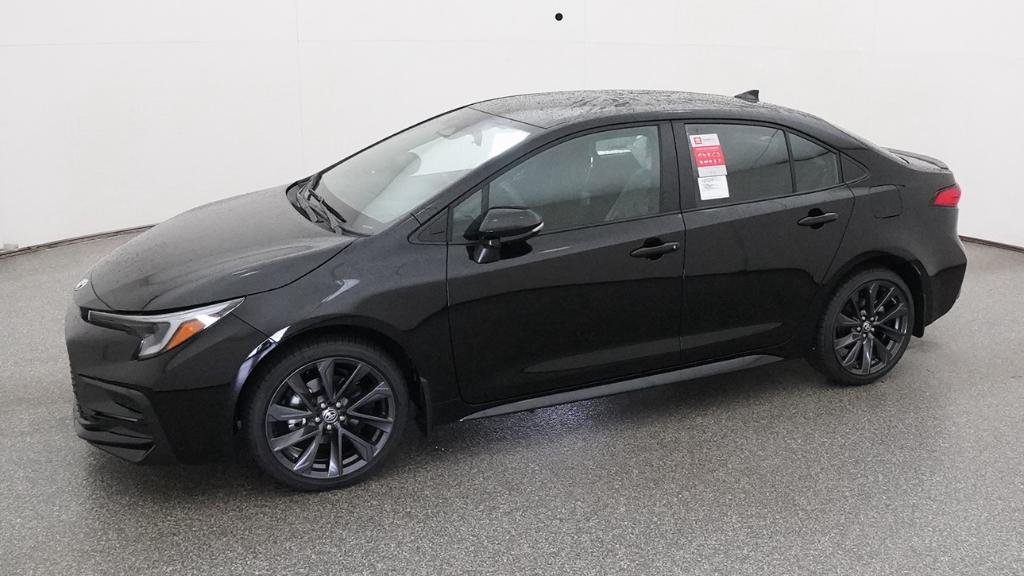 New 2026 Midnight Black Metallic Toyota SE image 3