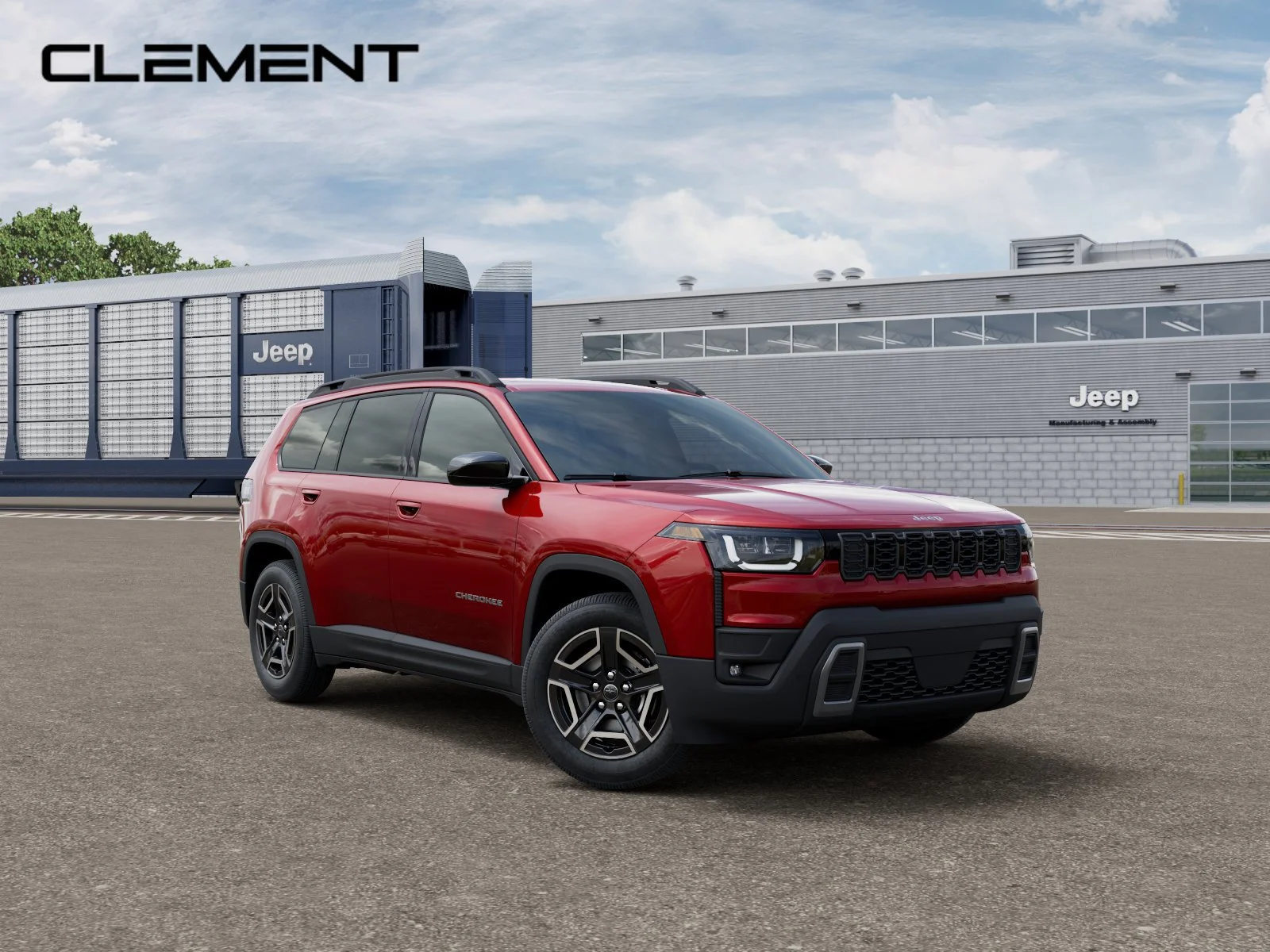 New 2027 Red Hot Pearl-Coat Paint Jeep Laredo image 6
