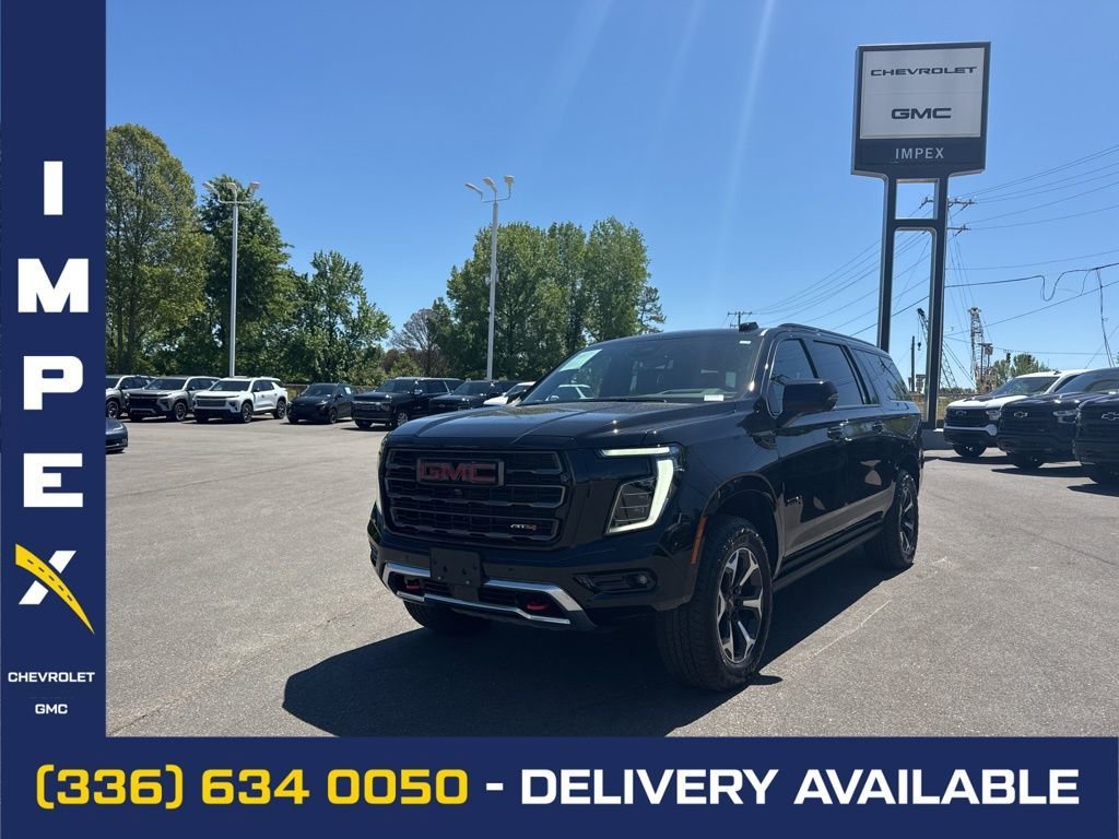 Onyx Black 2025 GMC Yukon XL AT4 Ultimate 4WD SUV / Crossover Four-Wheel Drive