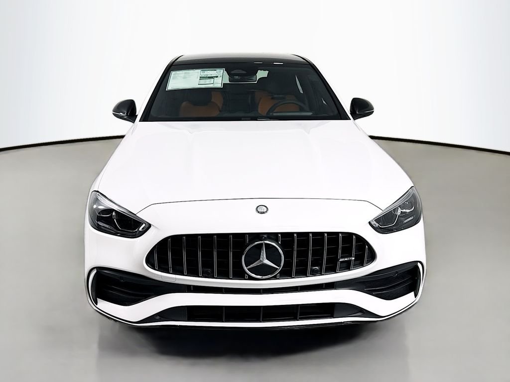 New 2026 Polar White Mercedes-Benz AMG® C 43 4MATIC® Sedan image 6
