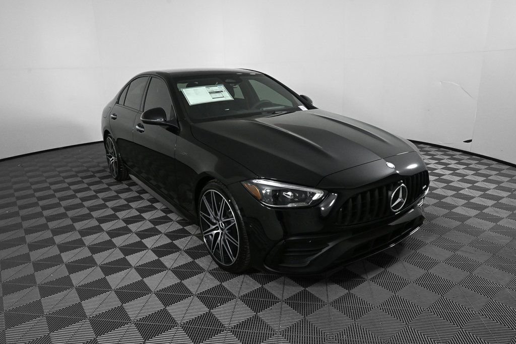 New 2026 Black Mercedes-Benz AMG® C 43 4MATIC® Sedan image 23