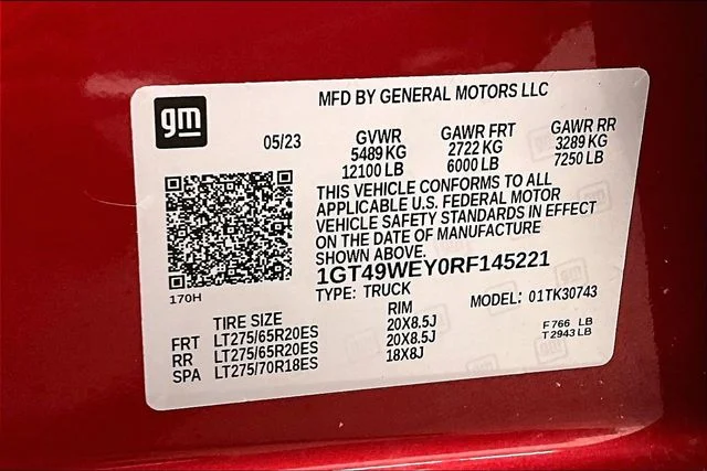 Used 2024 Volcanic Red Tintcoat GMC Denali image 42