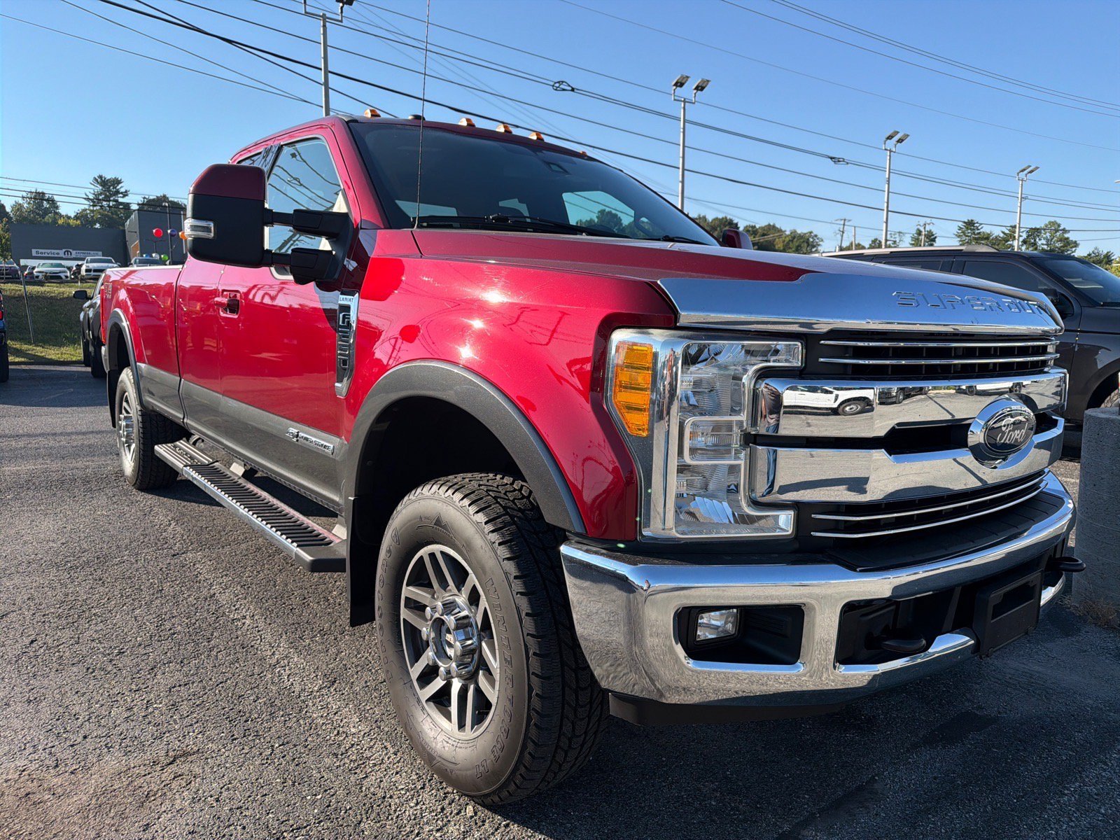 Used 2017 Ruby Red Ford Lariat image 2