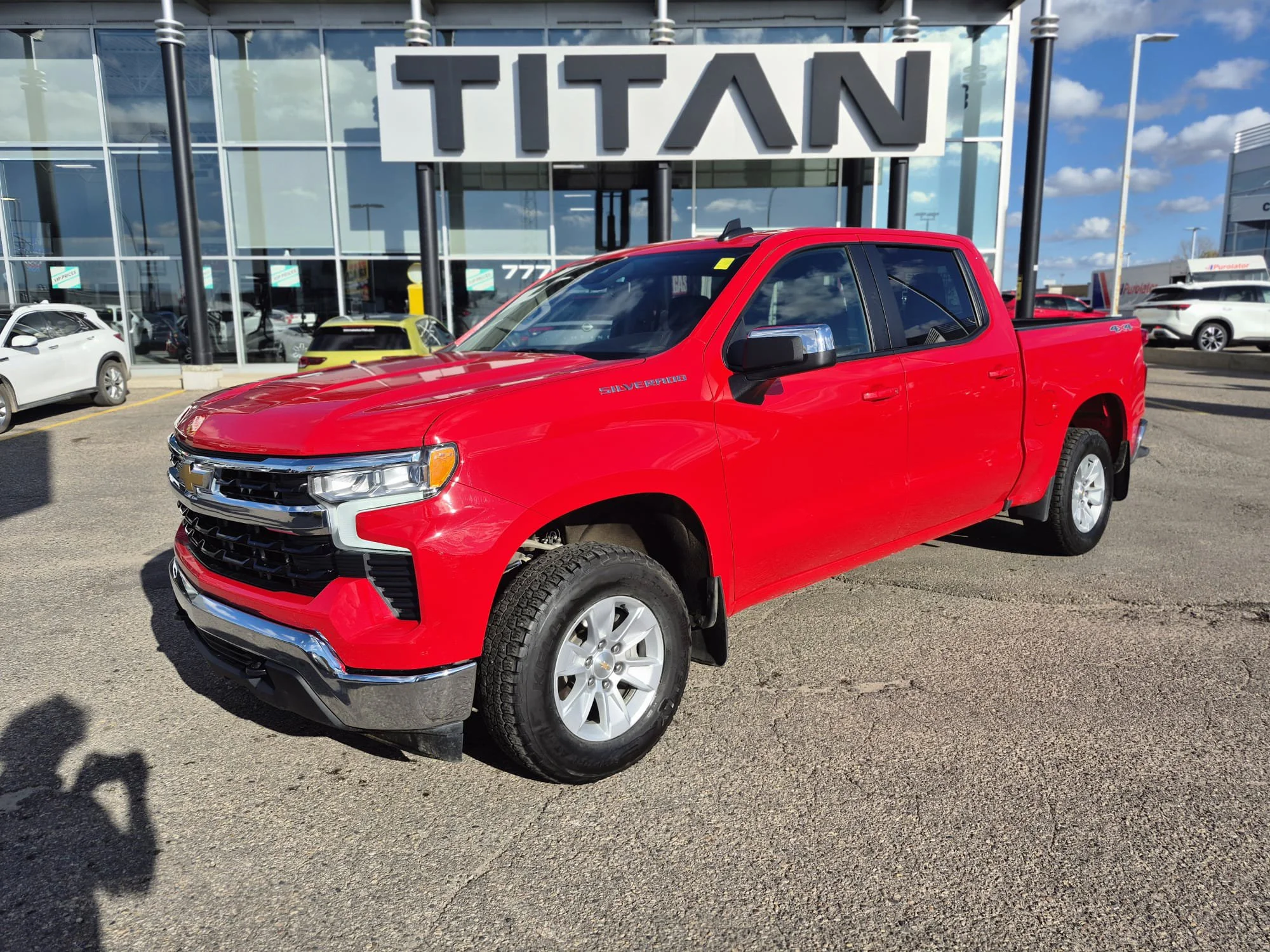 Certified Used 2025 Red Hot Chevrolet LT 4WD*Htd Seats | Htd Wheel | Adaptive Cruise | Remote Start | Nav | Tow Pkg | Alloy Wheels image 2