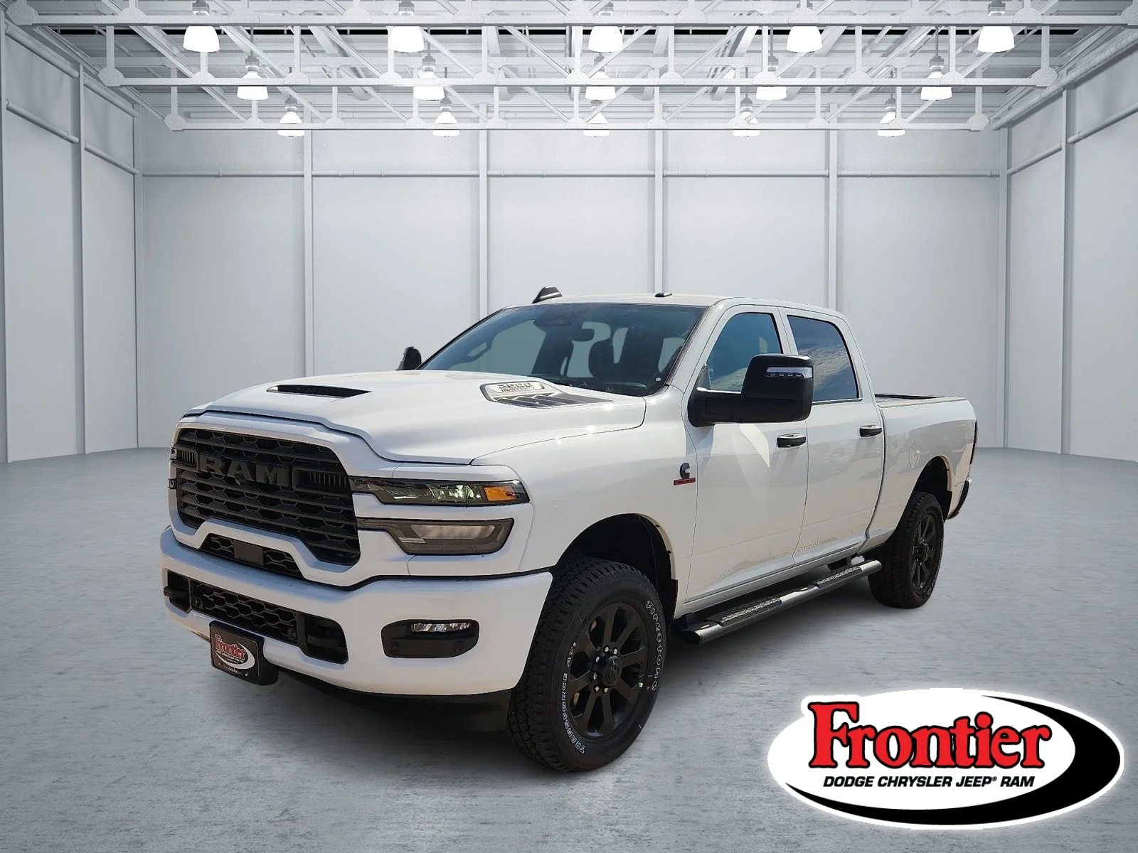 New 2027 Bright White Clear-Coat  Paint Ram BLACK EXPRESS CREW CAB 4X4 6