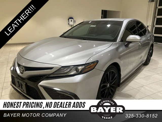 Used 2022 Celestial Silver Metallic Toyota XSE image 1