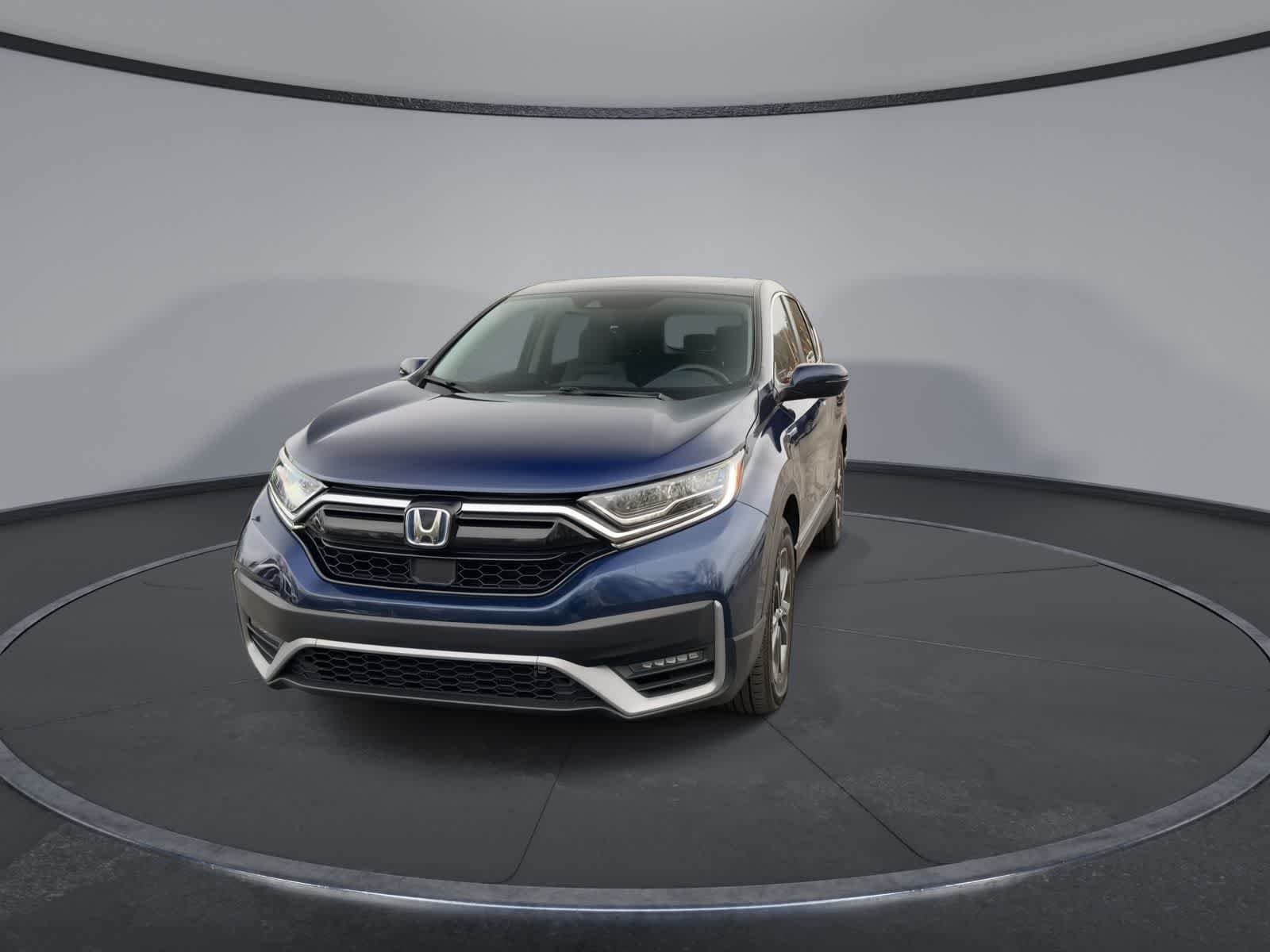 Used 2021 Obsidian Blue Pearl Honda EX image 3