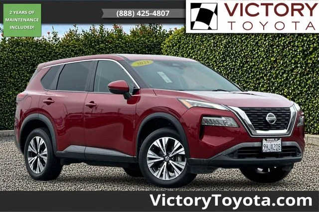 Used 2021 Red Nissan SV image 1