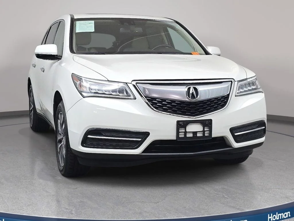 Used 2015 White Diamond Pearl Acura 3.5L Technology Package image 3