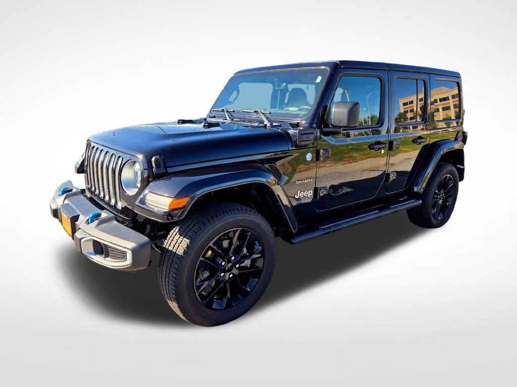 Certified Used 2023 Black Jeep Sahara 4xe image 7