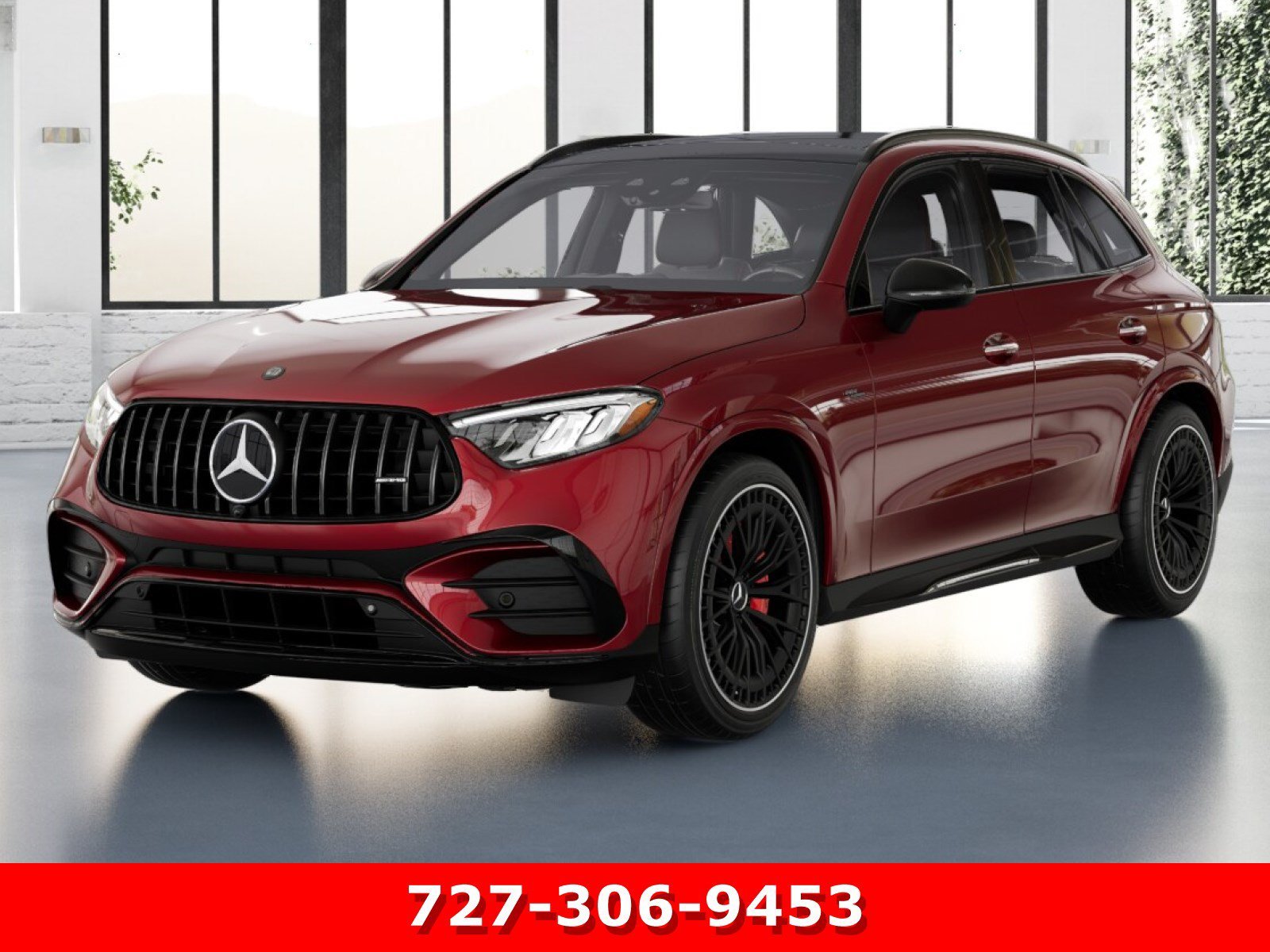 New 2026 MANUFAKTUR Patagonia Red Metallic Mercedes-Benz AMG® GLC 43 image 43