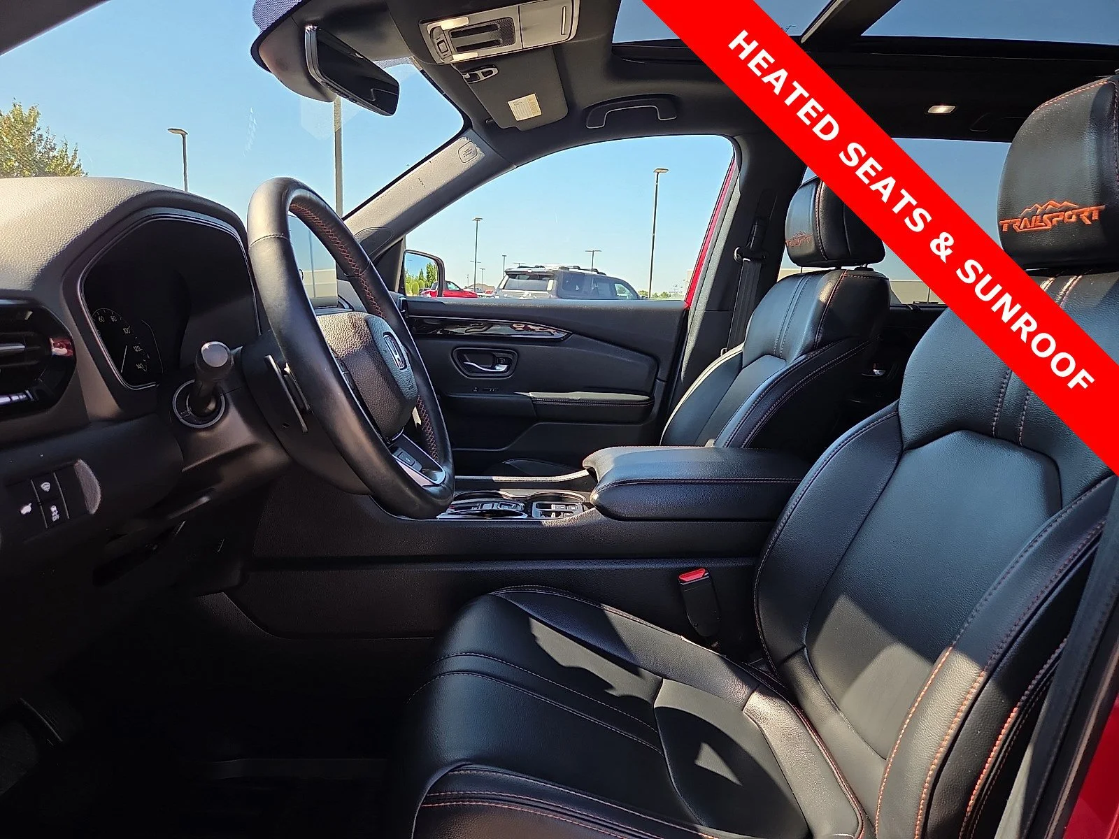 Used 2024 Radiant Red Metallic II Honda TrailSport image 17