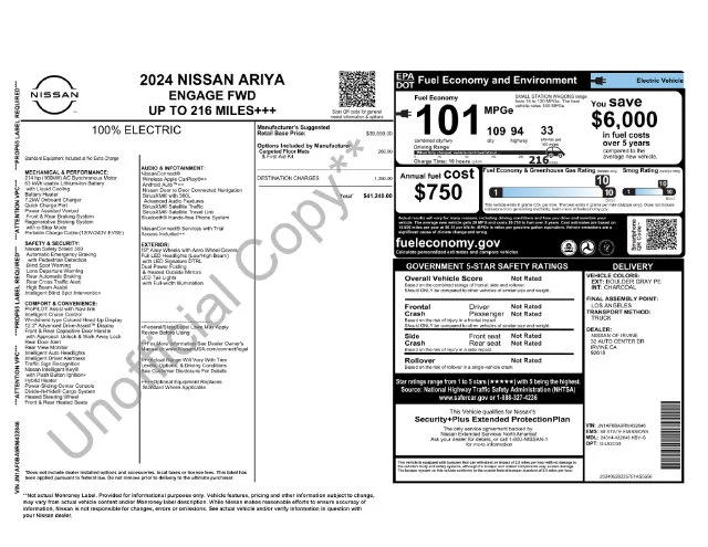 Used 2024 Boulder Gray Pearl Nissan ENGAGE image 3