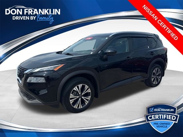 Certified Used 2023 Black Nissan SV image 1
