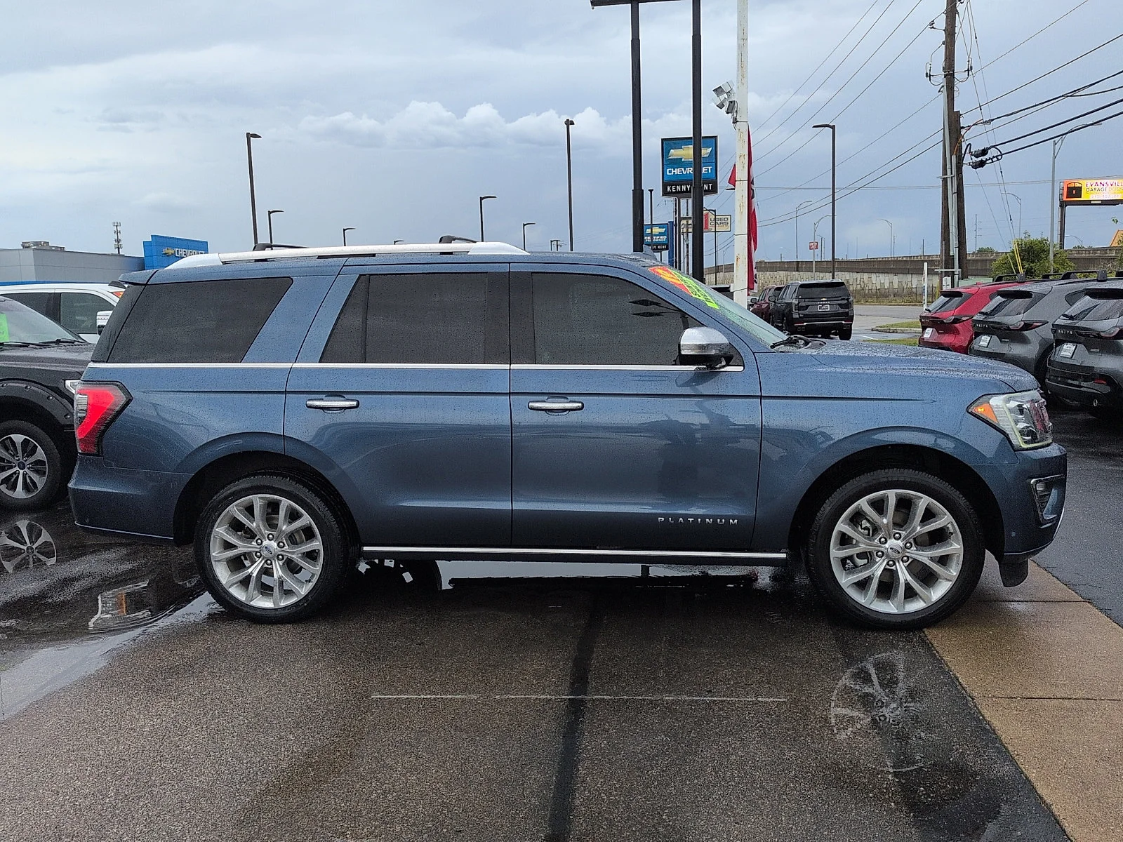 Used 2019 Blue Metallic - FT Ford Platinum image 2