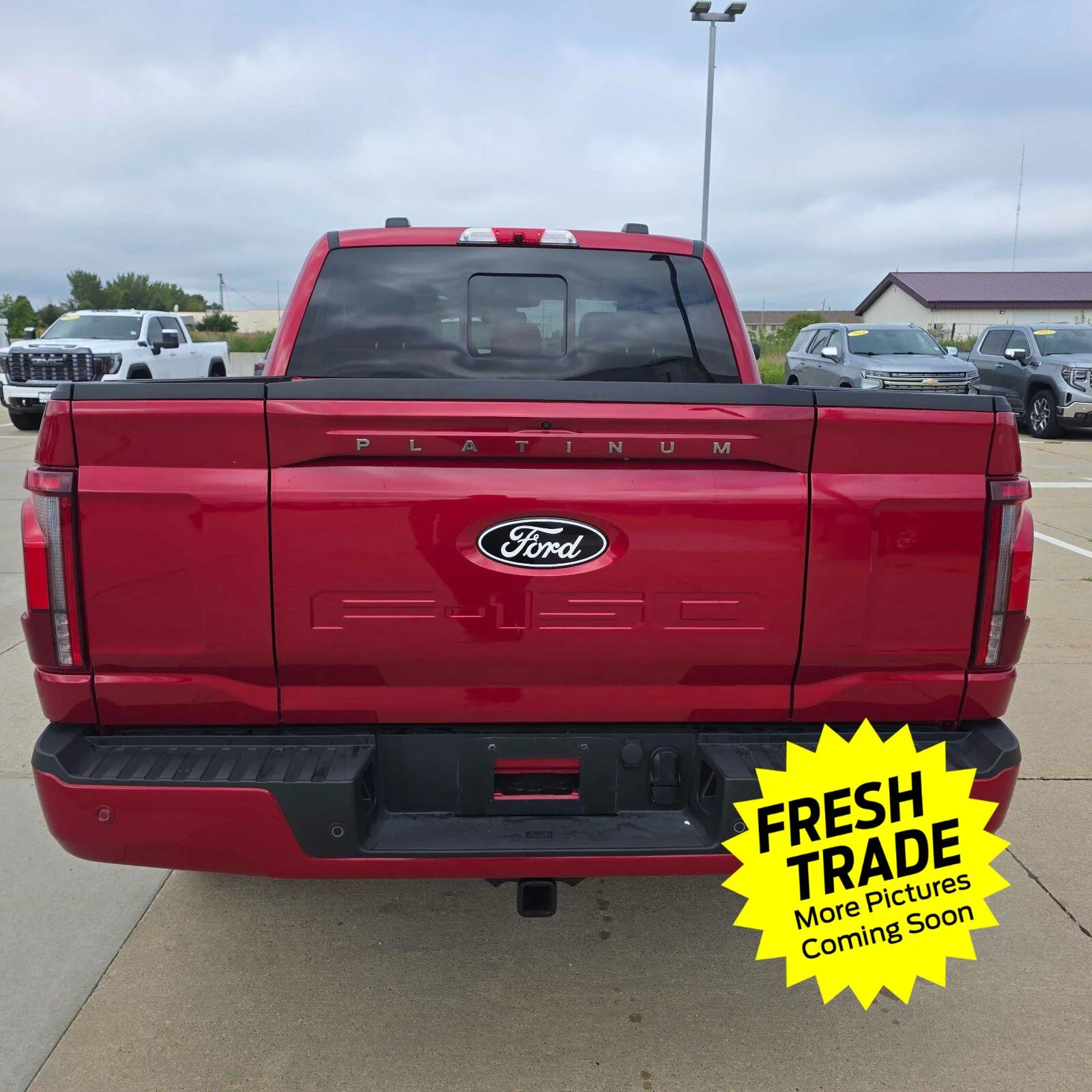 Used 2025 Rapid Red Metallic Tinted Clearcoat Ford Platinum image 11
