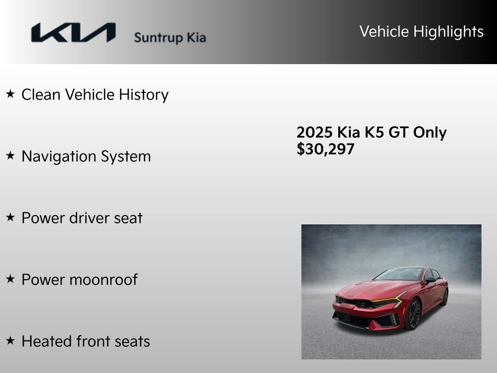 Used 2025 Red Kia GT image 8