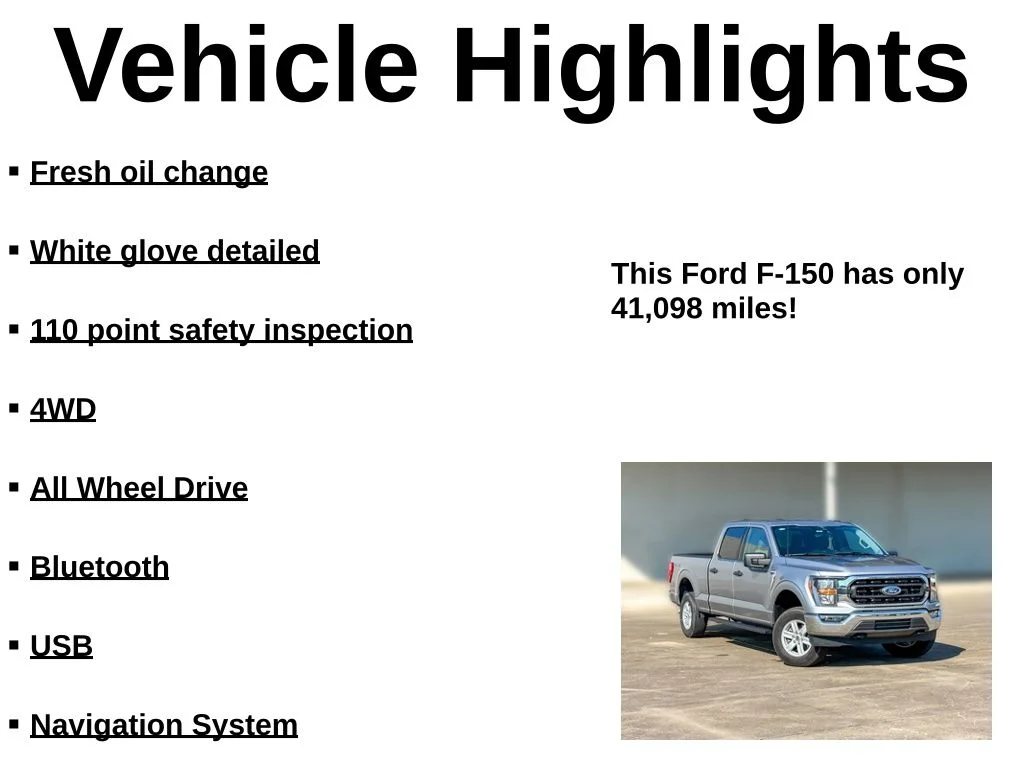 Used 2023 Silver Ford XLT image 33