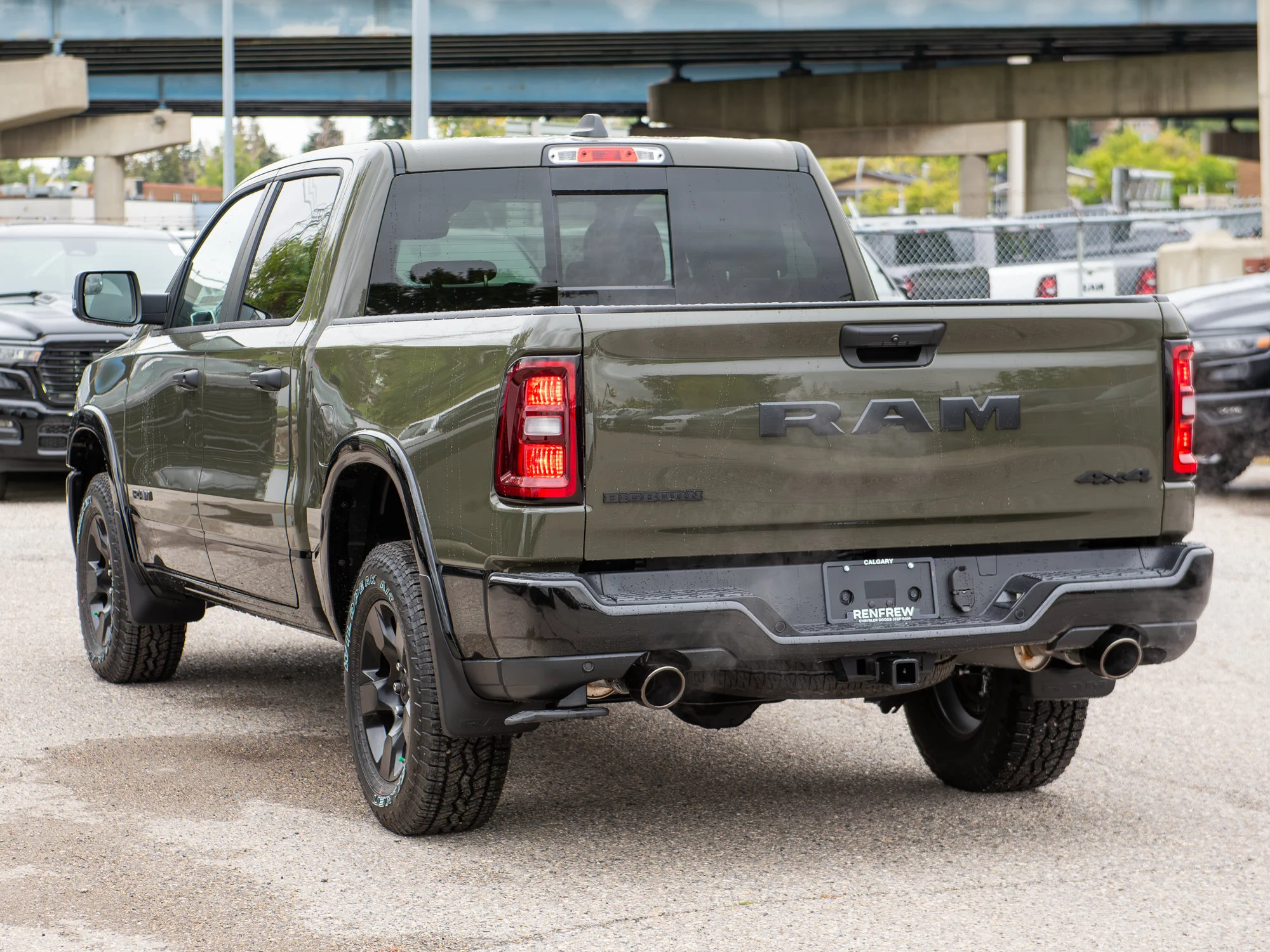 New 2026 Tan RAM Big Horn BackCountry Package* Crew Cab 4x4, 1 Inch Lift, Rear Locker image 4