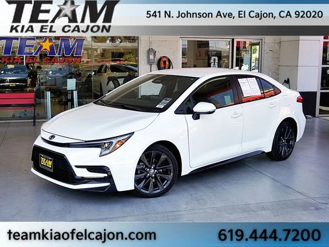 Used 2024 White Toyota SE image 1