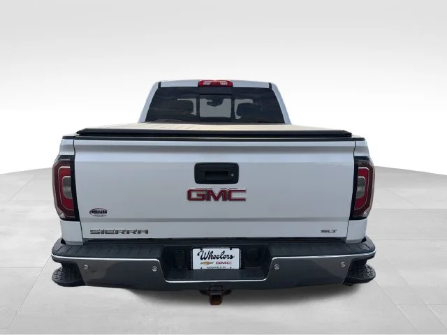Used 2018 WHITE FROST TRICOAT GMC SLT image 4