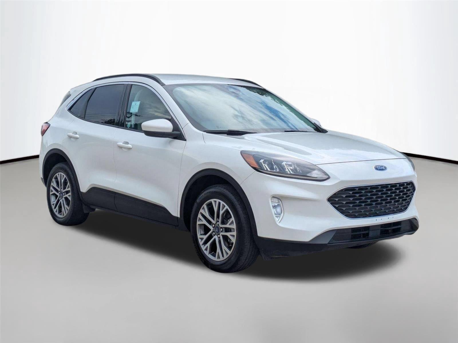 Used 2021 Star White Metallic Tri-Coat FORD  image 3
