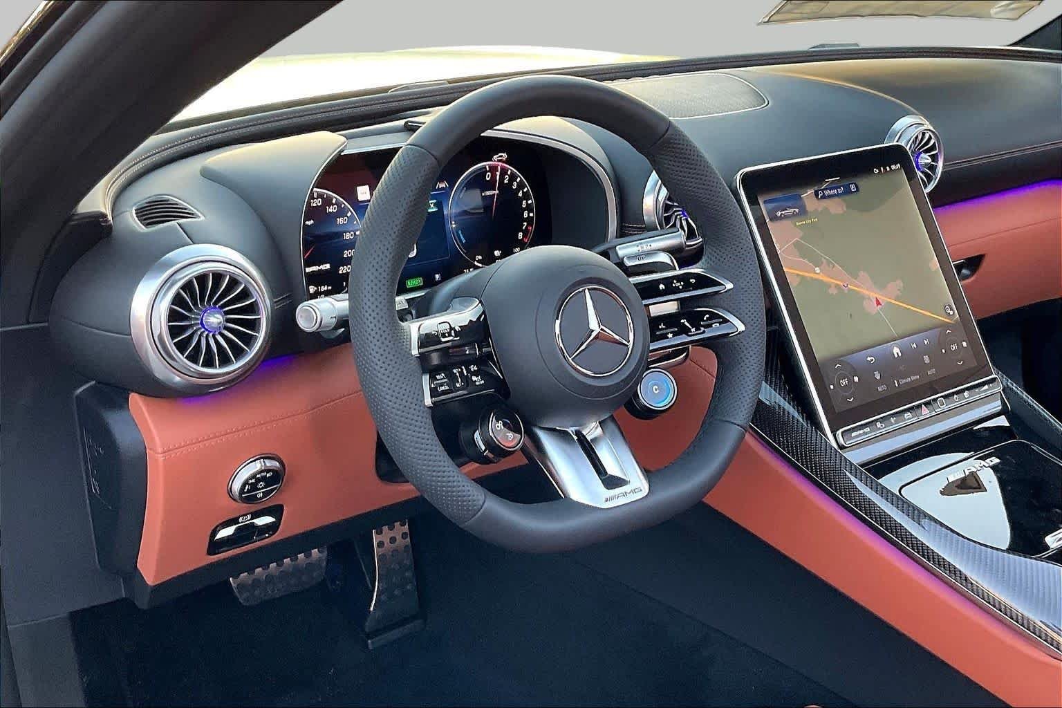 New 2026 MANUFAKTUR exclusive Ireland mid green magno Mercedes-Benz AMG® SL 63 S E Performance Roadster image 9