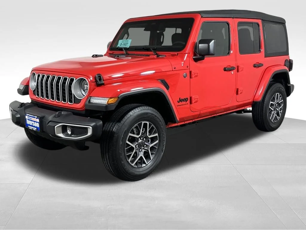 New 2026 Firecracker Red Clear-Coat Exterior Paint Jeep Sahara image 4