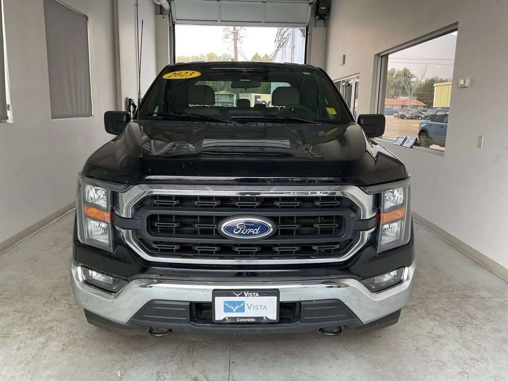 Certified Used 2023 Black Metallic Ford XLT image 2