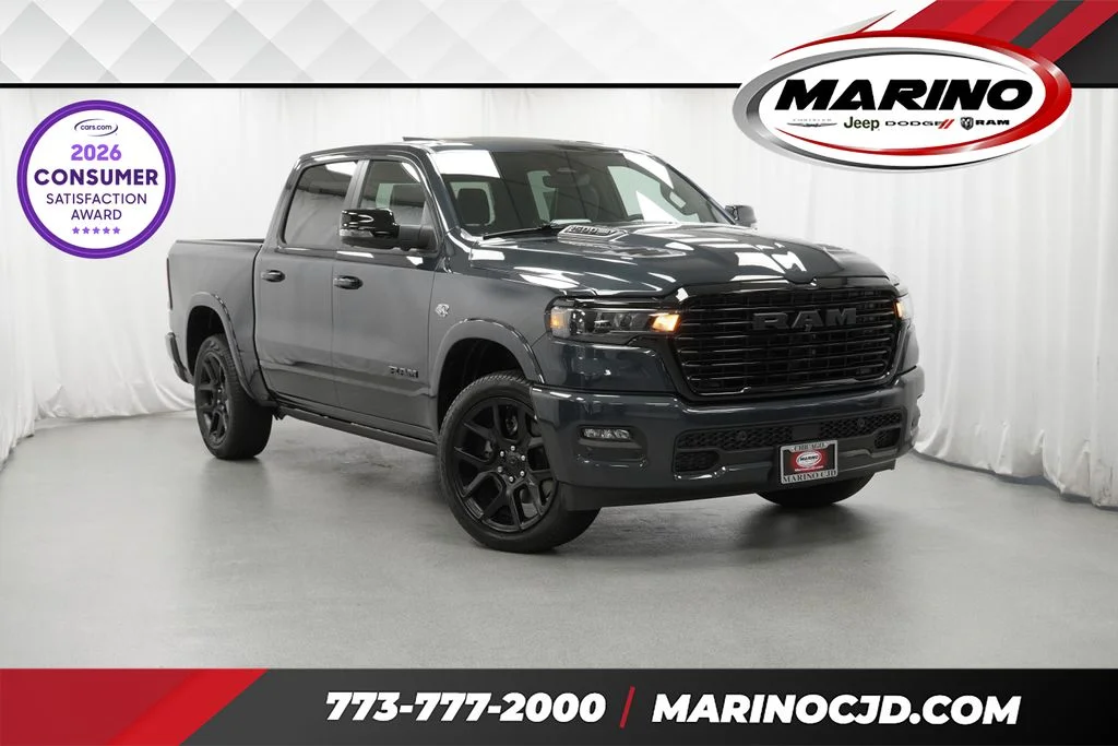 New 2026 Forged Blue Metallic Exterior Paint RAM Laramie image 1
