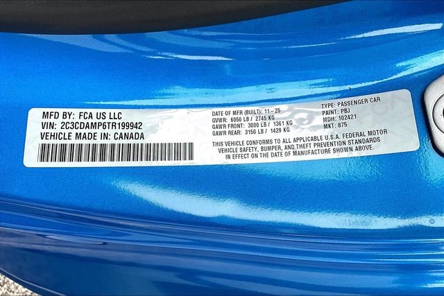 New 2026 Dodge Charger R/T Scat Pack 2D Coupe