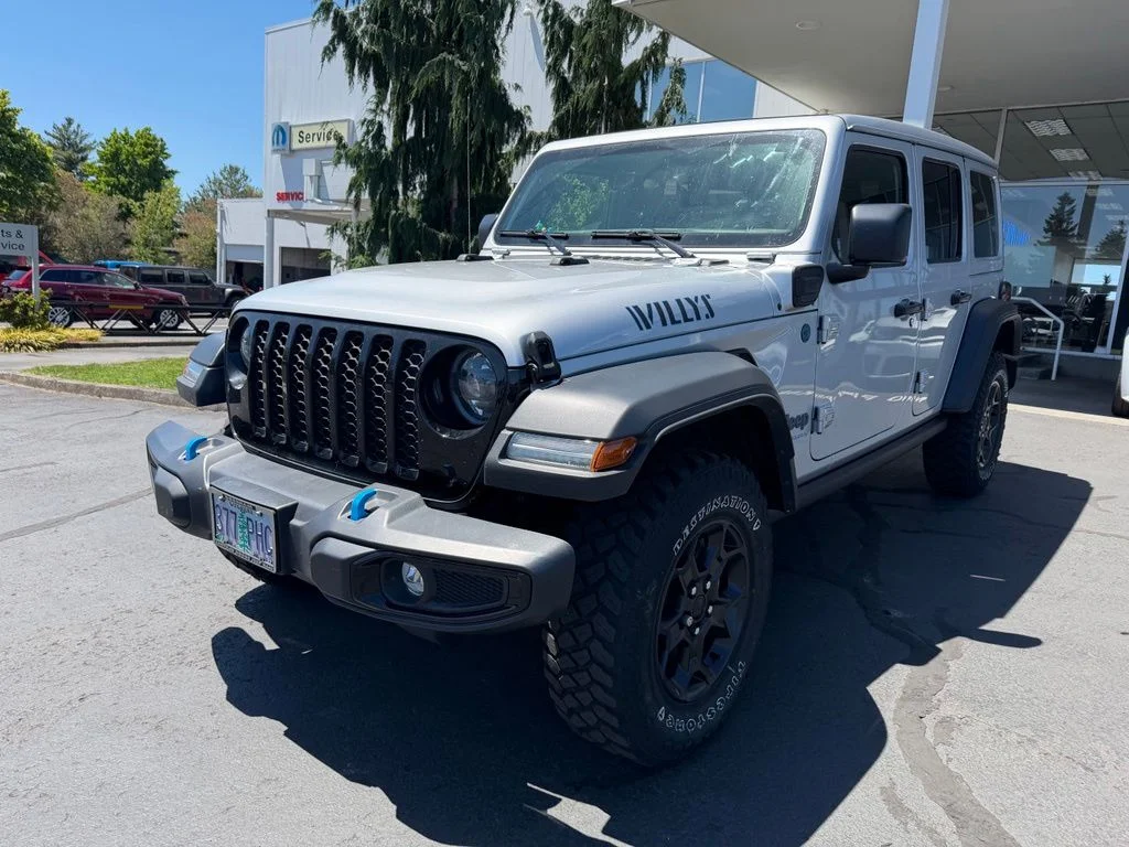 Used 2023 Silver Jeep Willys 4xe image 3