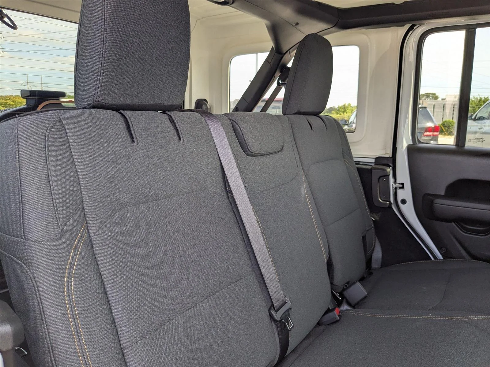Used 2024 Bright White Clearcoat Jeep Sport S image 28