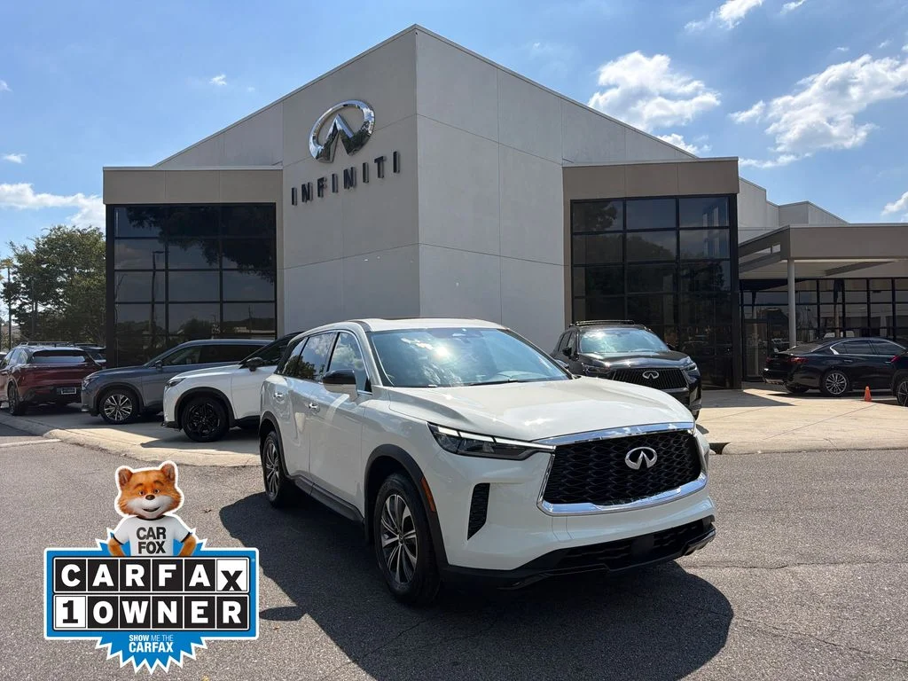 Certified Used 2023 Glacier White INFINITI PURE image 1